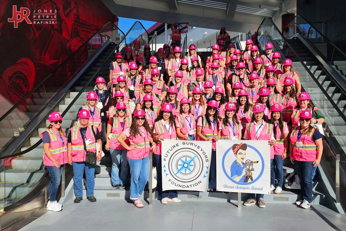 JPR1Source's tweet image. Vianela, a graduate surveyor, recently attended the #WomenSurveyorsSummit in Las Vegas!  “It was an incredible experience to see so many intelligent, driven women in the survey profession,” she said. 

The group also took field trips to the Formula 1 Garage and Hoover Dam!