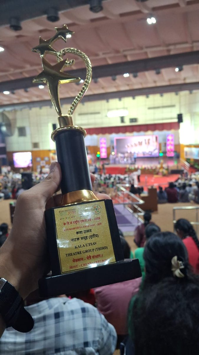 kvpitampura's tweet photo. Proud Moment! 🏆🎭 PM SHRI KV PITAMPURA shining stars - Master Kartikeya, Master Lakshay, Master Ishant Negi, and Kumari Akshara - brought glory to Delhi Region by securing an impressive THIRD POSITION at the NATIONAL LEVEL RASHTRIYA EKTA PARV in Theatre #ebsb @kvsrodelhi https://t.co/ofEiJDb3il