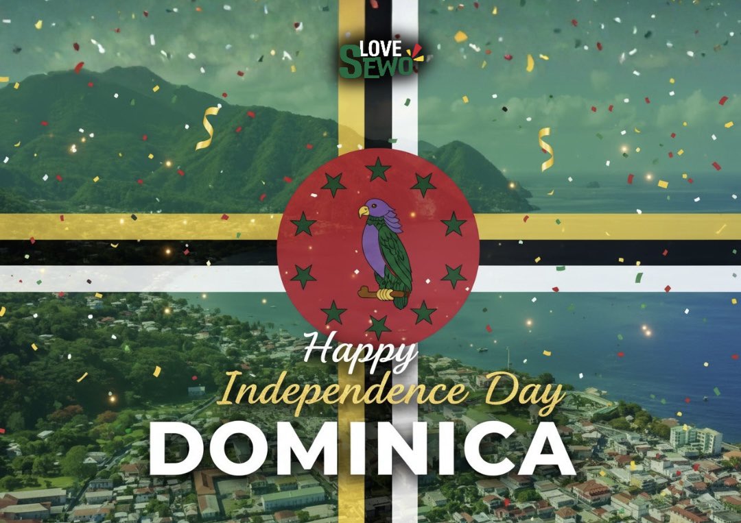Honoring 47 years of pride, progress, and rooted Dominican spirit🇩🇲💚 Today we celebrate the heart of the Nature Isle - strong, vibrant, and forever resilient.

Happy Independence Day to our beloved island home.

💚🇩🇲 One island, one people, one love. 🇩🇲💚
