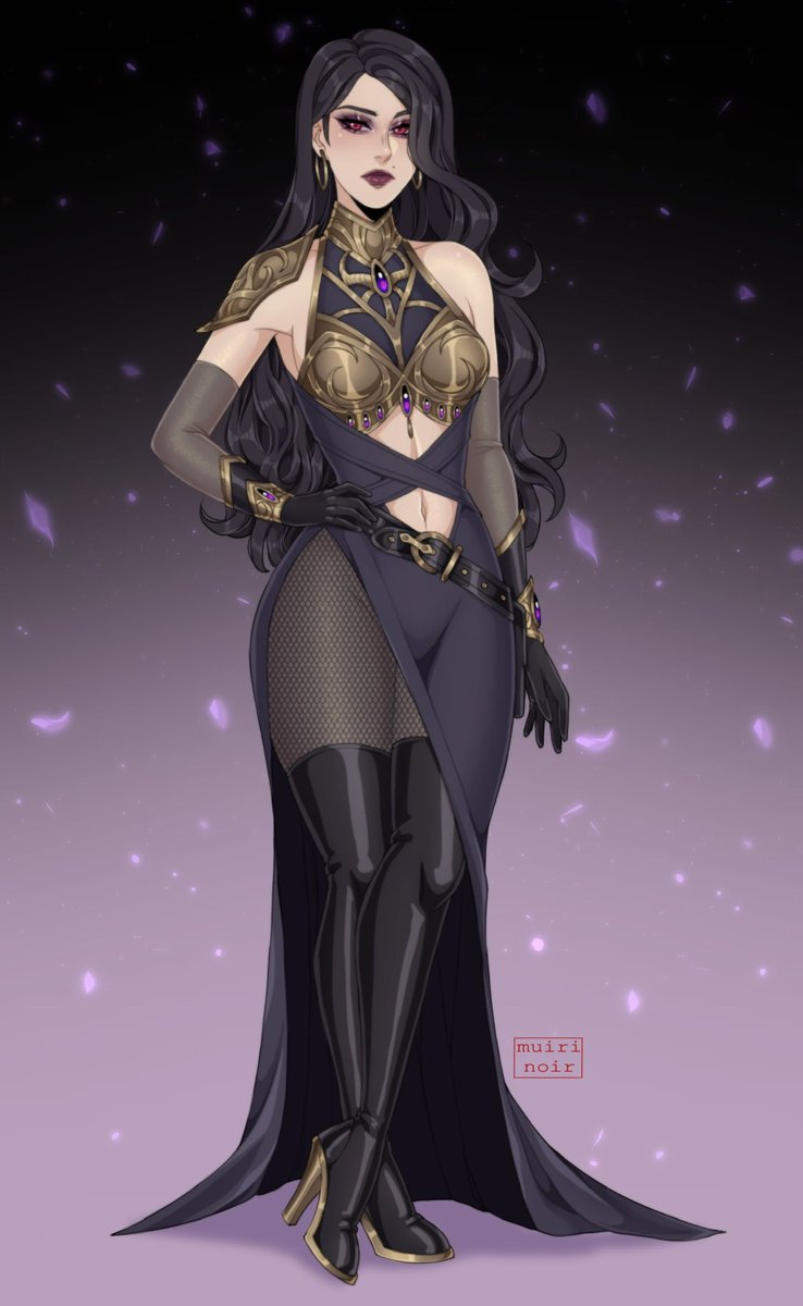 my necromancer gal 🕸️🕷️