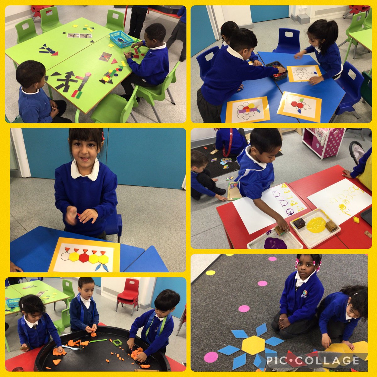 Fosse_TMET's tweet image. F2 are having fun learning about shapes. #f2eyfs #fmmaths #fmpd