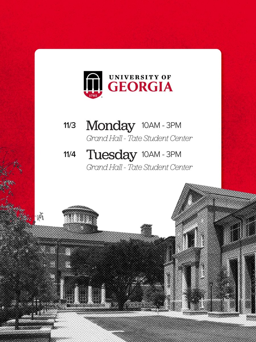 Game day energy begins with giving back.
UGA, this is your moment to show up for your community.

Donate at our on-campus blood drives and earn an exclusive UGA t-shirt while supplies last. Your donation supports patients in local hospitals who need it most!

Schedule your