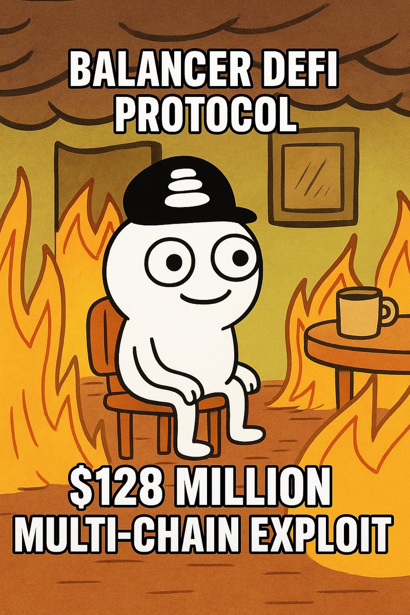 bonanzist's tweet photo. 🚨ALERT :  Why is the @Balancer logo trending?
> Because their funds aren’t balanced anymore. https://t.co/4eV3d9A6ue