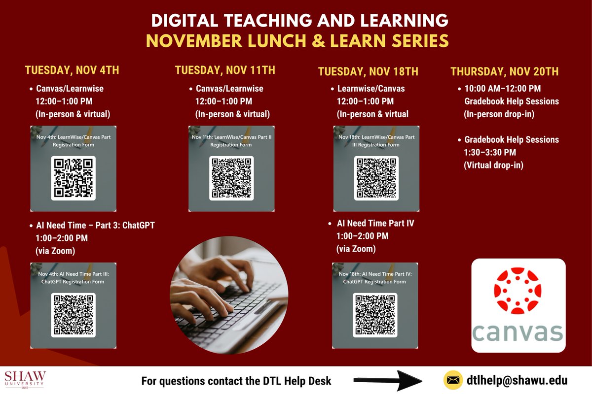 ShawU Digital Teaching and Learning tweet media