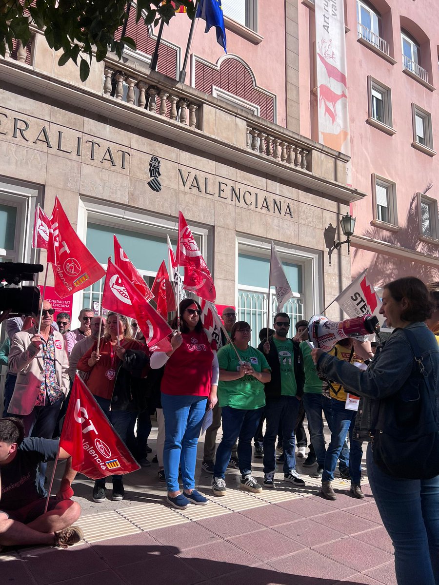 Hui el professorat expert ha iniciat una vaga indefinida i nosaltres, els estudiants, els hem estat secundant.

Amb la lluita als carrers hem fet fora de la presidència a Mazón, ara seguim per a tindre professors que no siguen precaris i es contracten a temps i en condicions.