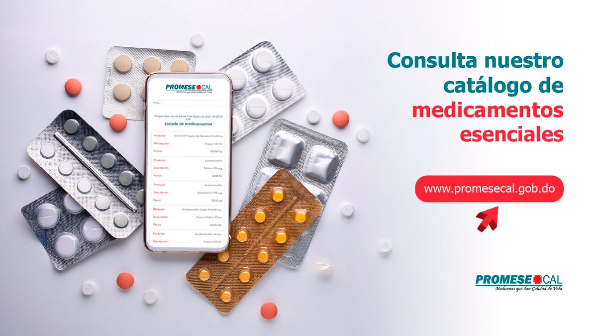PromesecalRD's tweet image. Porque tu bienestar es lo más importante, facilitamos el acceso a los medicamentos que necesitas💊 
📲 Visítanos en promesecal.gob.do
#PROMESECAL #SaludParaTodos