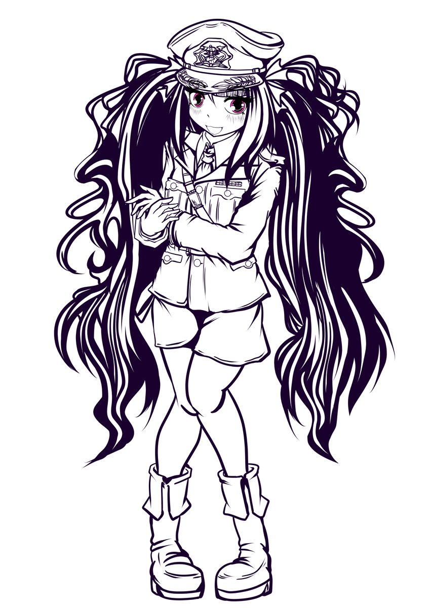 軍服フィリアちゃそWIP
#フィリアちゃそ
#オリキャラは性癖の見本市 