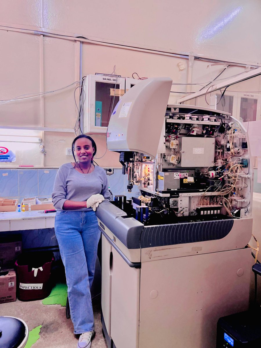 Preventive Maintenance Completed!
We’ve completed the 6-month preventive maintenance on the Beckman Coulter DXH 800 Hematology Analyzer at Menelik II Referral Hospital.
Ensuring accuracy, reliability &amp; better patient care.

#Hematology #Healthcare #Teamwork #BeckmanCoulter