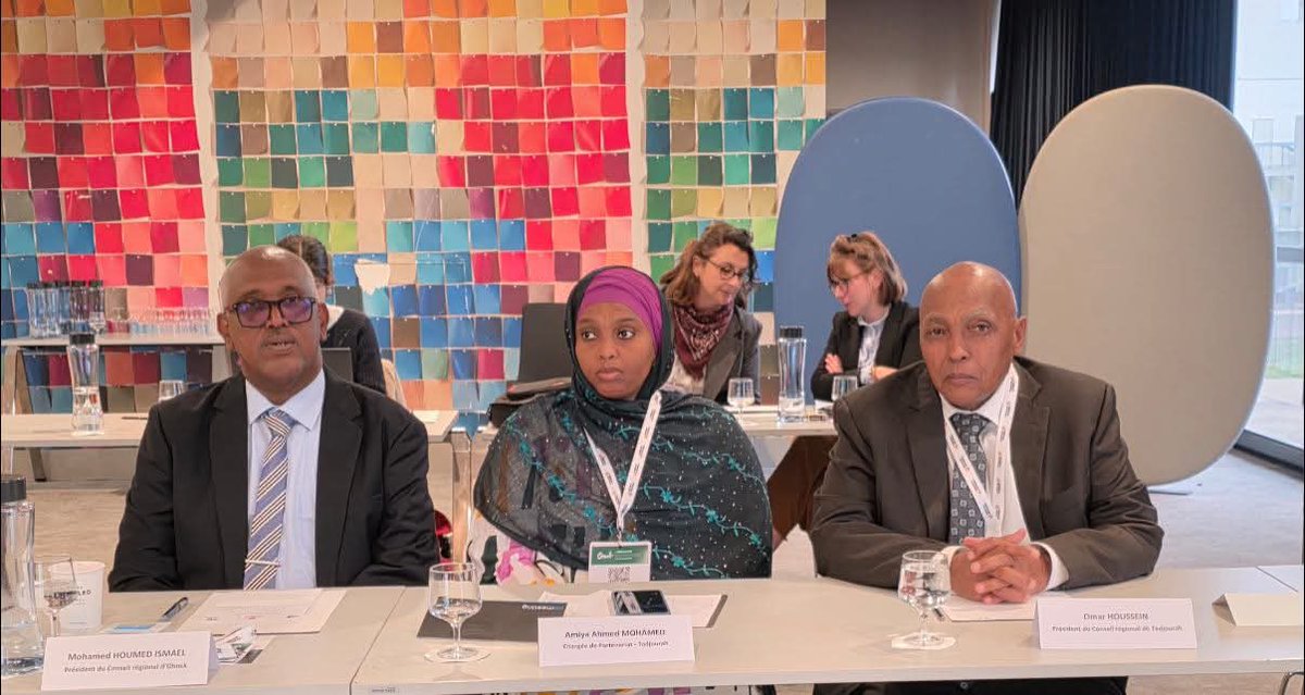 c_obock's tweet photo. Du 29 au 31 oct. 2025, une délégation djiboutienne conduite par le président du @c_obock et du président du @TagoriF a participé au #GSEF2025 et à la réunion AIMF à Bordeaux.

Le projet « La Fabrick d’Obock » y a été salué comme un modèle d’économie circulaire et solidaire. https://t.co/QuYfNCNGoK