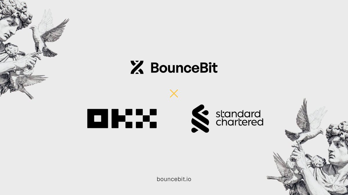오늘 바운스빗은 스탠다드차타드(Standard Chartered)와 @OKX 의 협업을 발표합니다. Prime의 토큰화된 국채 기반  CeDeFi 전략이 이제 글로벌 시스템적으로 중요한 은행(G-SIB)의 커스터디와 OKX의 오프익스체인지 결제 기능을 결합하게  되었습니다. 이는 실제 상용 규모 ...