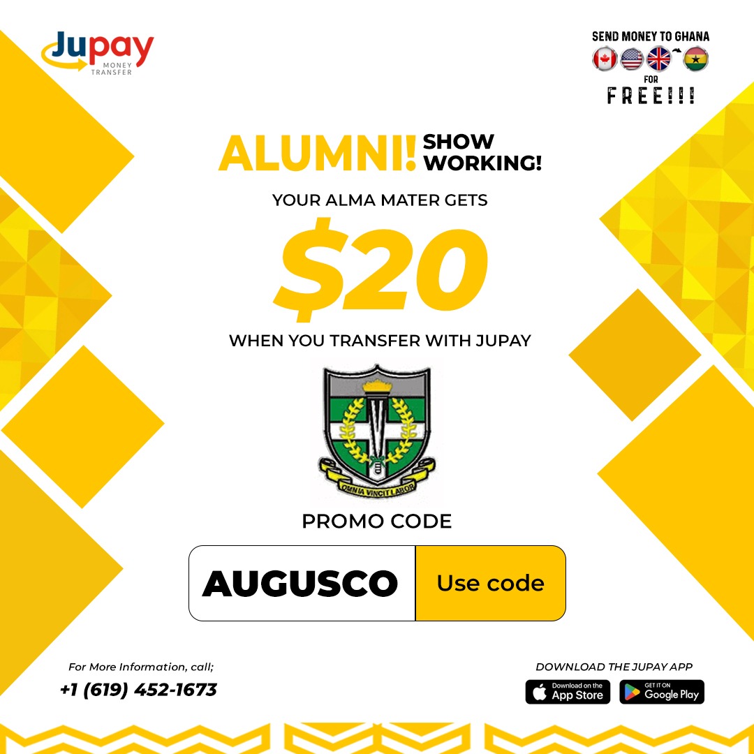 Round 4 is proudly sponsored by <a href="/jupayofficial/">Jupay Money Transfer</a> 

Utilize Jupay to transfer funds to your family and friends. By entering your school's promotional code during your initial transaction, Jupay will donate $20 to your school.

#NSMQ2025 #NSMQSemis #Primetime