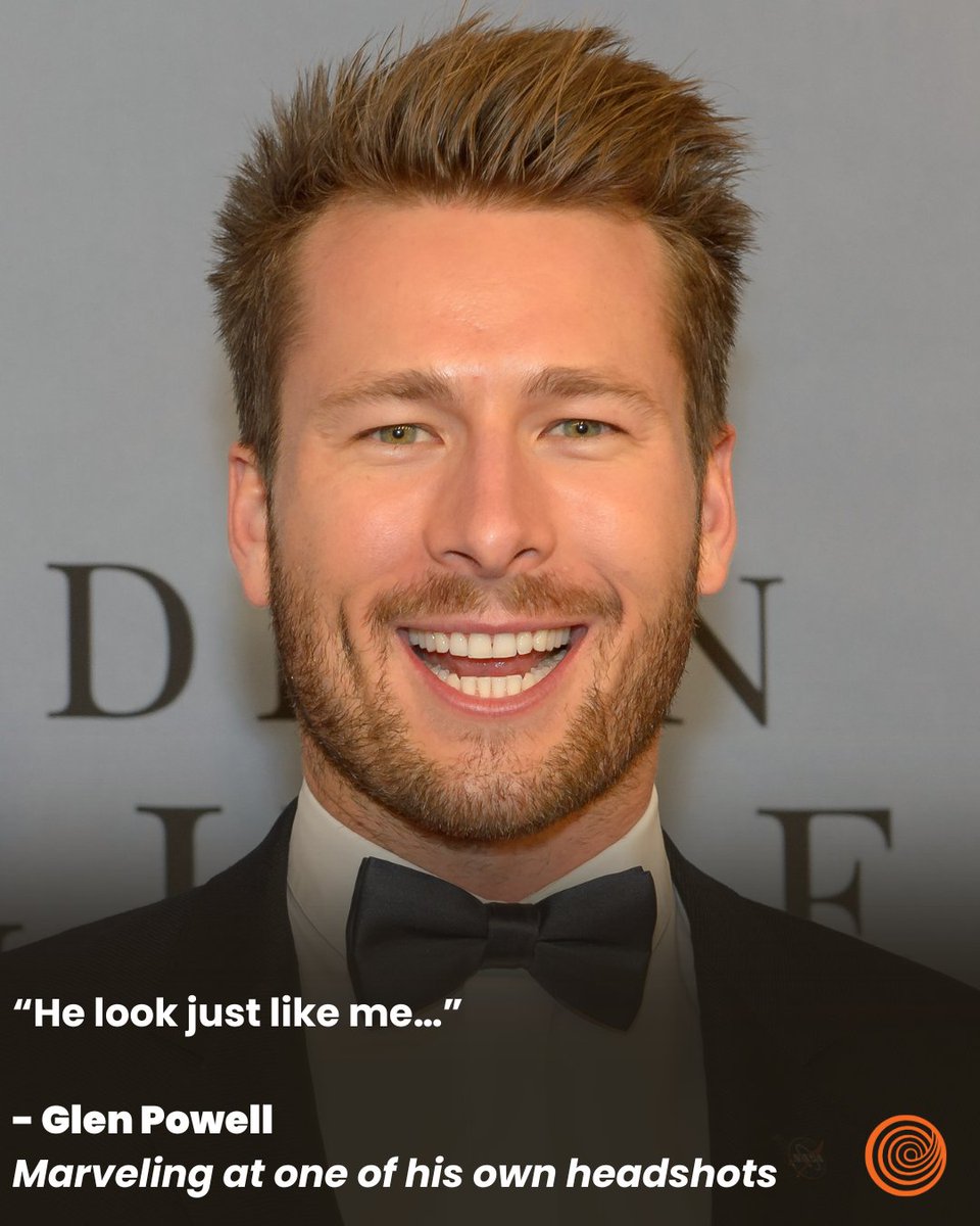 ClickHole's tweet image. Glen Powell said WHAT?!