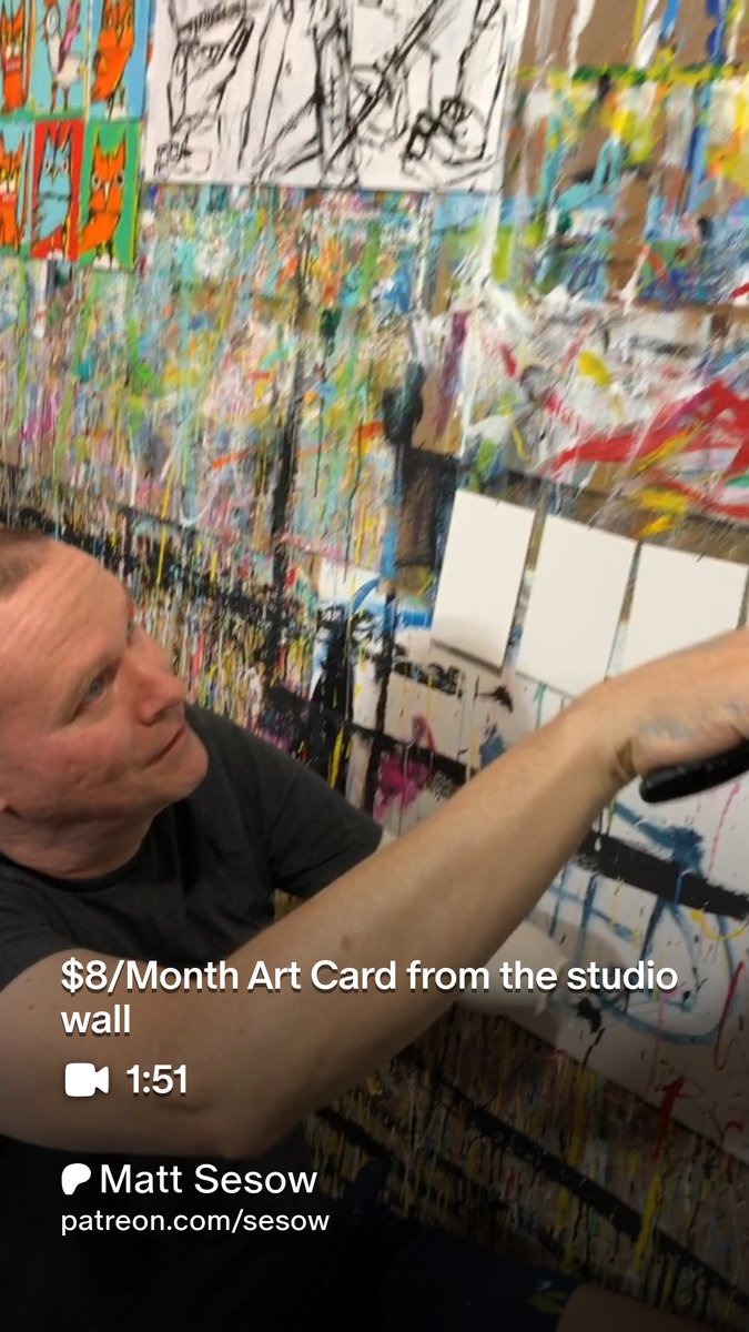 Get a piece of my studio wall mailed to you each month anywhere in the world!

patreon.com/posts/8-month-…