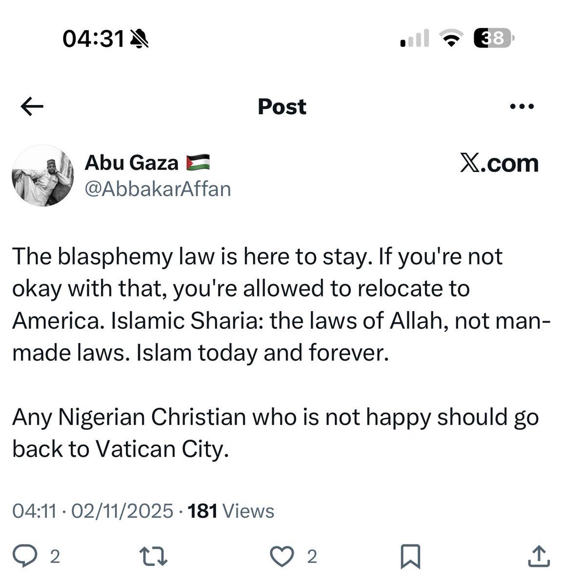 TonyWonder14's tweet photo. @HalalNation_ Look at the peace here 😏 https://t.co/xPGGW0LfZ4