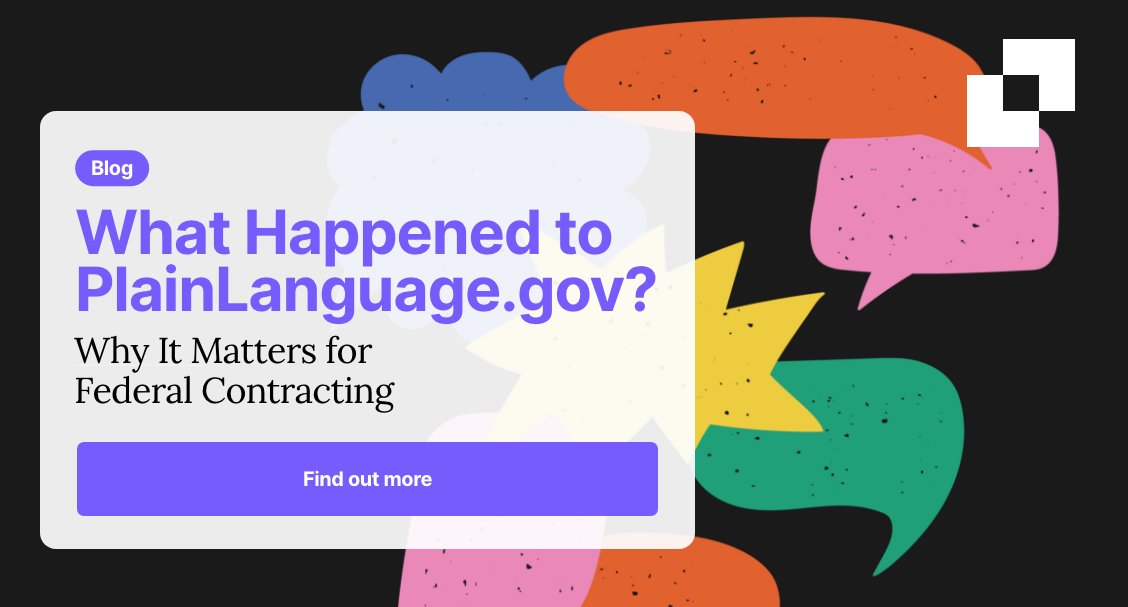 VisibleThread's tweet image. Here’s what proposal managers, contractors, and communication teams need to know to stay compliant and clear: eu1.hubs.ly/H0pgB7b0

#PlainLanguage #DigitalGov #FederalContracting #ProposalManagement #GovTech
