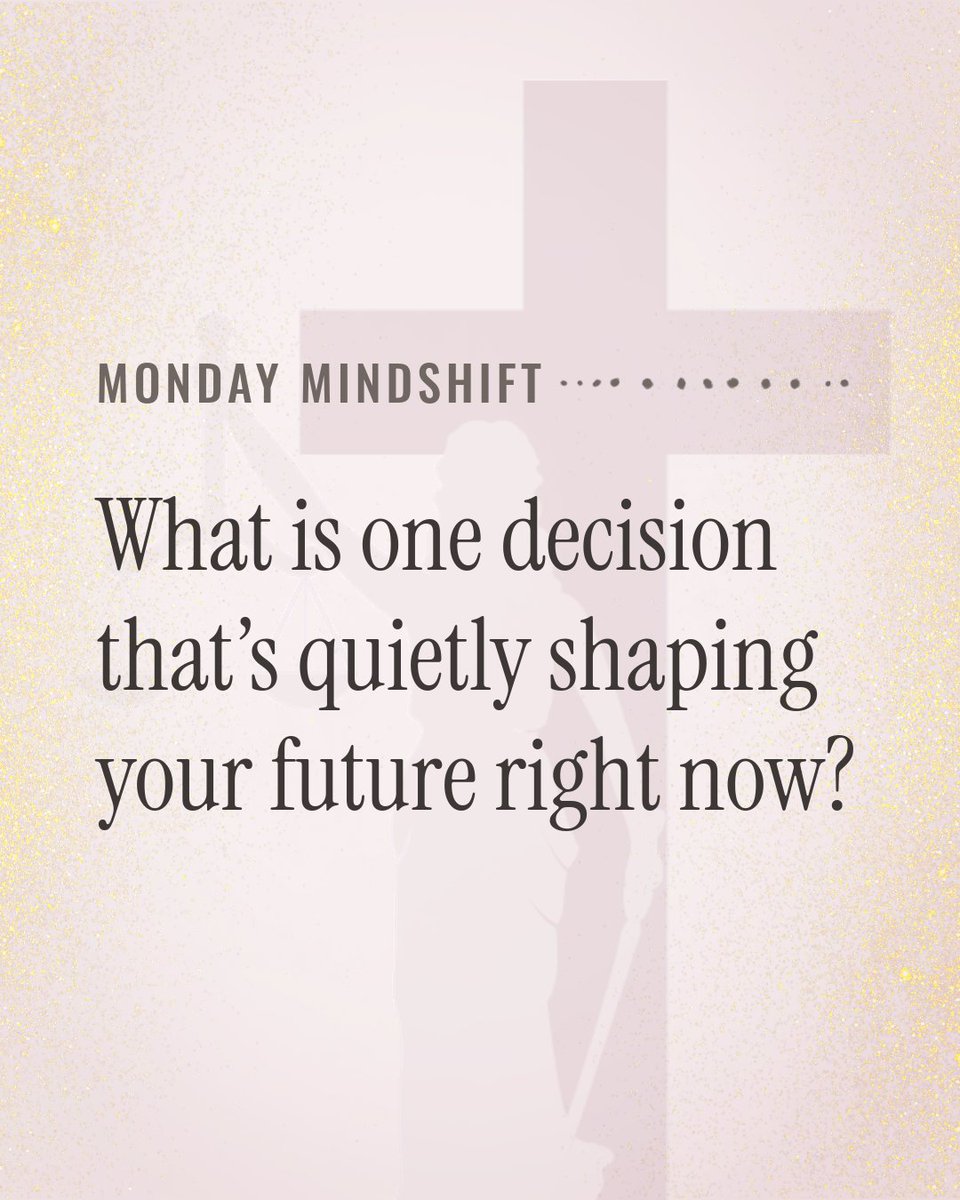 attorneytanya's tweet image. A small choice made often becomes a legacy decision. A question for you this morning...
#MondayMindshift