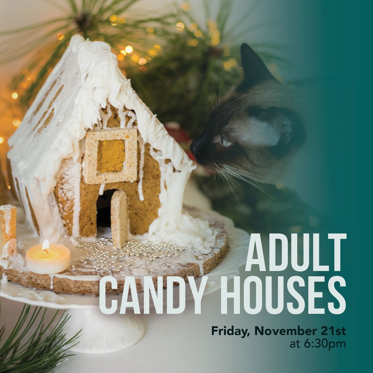 HenHudLibrary's tweet image. Join us at the library on Friday, November 21st for an Adult “Create a Candy House” Party—the sweet twist on our beloved kids’ event! Cost: $25 per person. Visit our website to register!

#adultcandyhouses #adultcrafts #sweets #candyhouses #hhfl #librariesrock