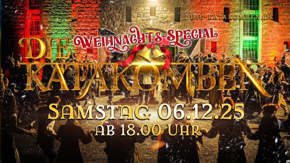 Die Katakomben – Fantasy-LARP Taverne am 06.12.2025 im alten Fort in Köln #larp #diekatakomben #larptaverne #liverollenspiel #taverne #koeln #katakomben #fantasy
