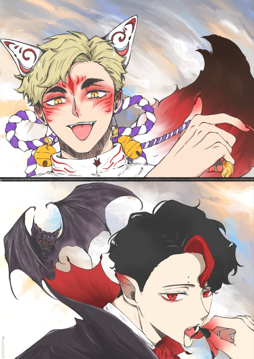 Late halloween post🥺🎃

#sakuatsu