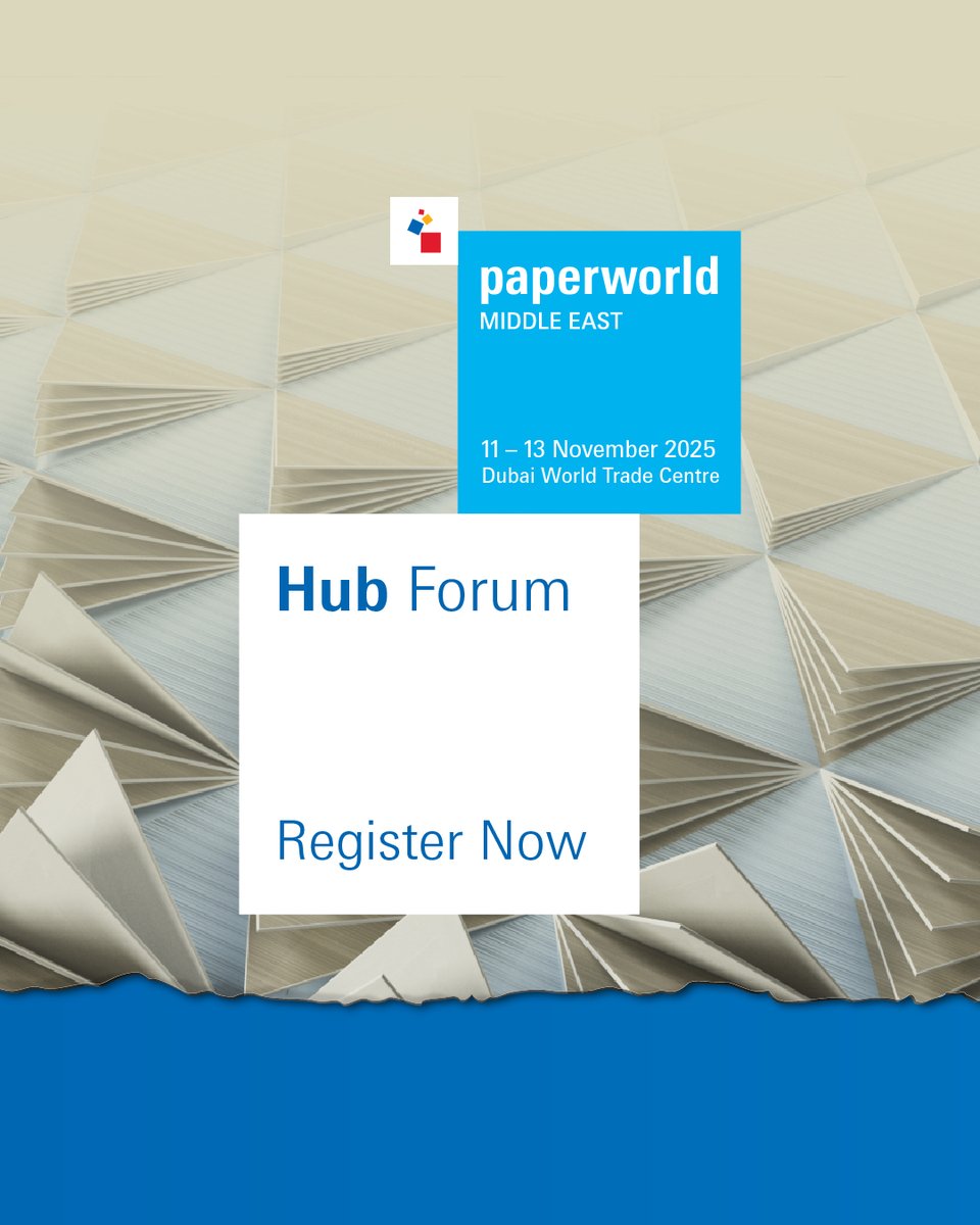 How can sustainability drive profit and innovation in paper and stationery?

Join Parvesh Kapoor and Nivine Hachem at Building Sustainable Foundations for insights on smarter, responsible growth.

📍 DWTC | 11–13 Nov 2025
🔗 ￼ messefrankfurtme-registration.com/MF_Shop/PWME25…