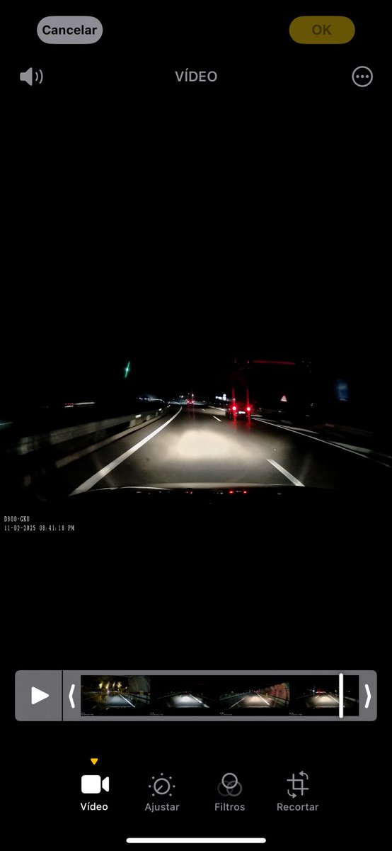 Spainhorse's tweet photo. @Con_Fe_De_Rata No se ve muy bien, pero he recuperado la imagen de mi dash cam ☺️ https://t.co/SUV7kVxOKD