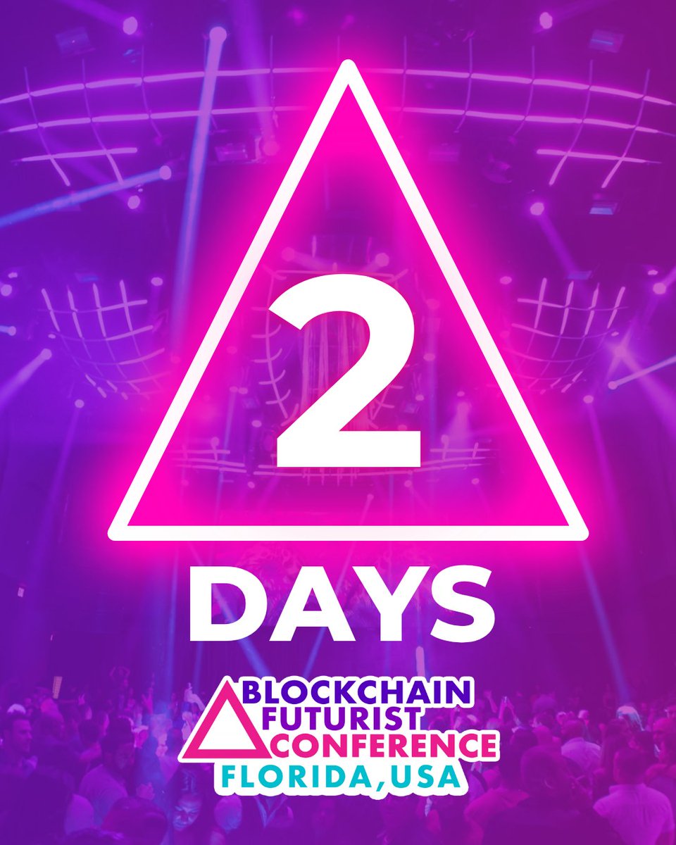 WOWWW 2 DAYS LEFT!! 🚀🚀🚀🚀

Futurist Conference is almost here!! Epic stages, networking, and energy 💫 We can't wait to see you 🥲