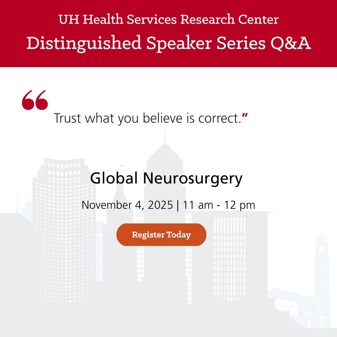 Register for tomorrow's Distinguished Speaker Series: uhhospitals.zoom.us/webinar/regist…