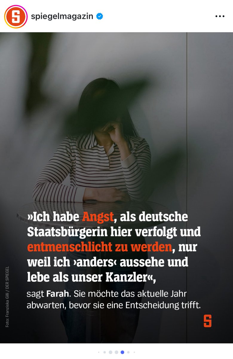 Das ist wirklich der größte Bullshit, den ich jemals gehört habe. Diese Frauen werden gerade am meisten von radikal
muslimischen Männern bedroht - nicht von „Nazis“ oder Rechtsextremisten, die Merz mit einem Wort wie „Stadtbild“ angeblich anfeuert. Das ist einfach nur krasse