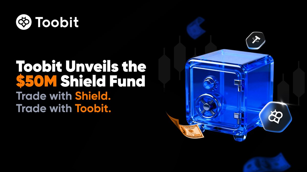 Toobit_official's tweet photo. $50,000,000 of confidence. 💪
Your funds are now shielded with Toobit’s all-new Shield Fund - protection that activates from your first deposit.
Trade fearless. Trade with Shield. 🔰

Learn more👉 https://t.co/G6qe9Z1iOg

#Toobit #ShieldFund #CryptoSecurity https://t.co/T9QgFS08Qi