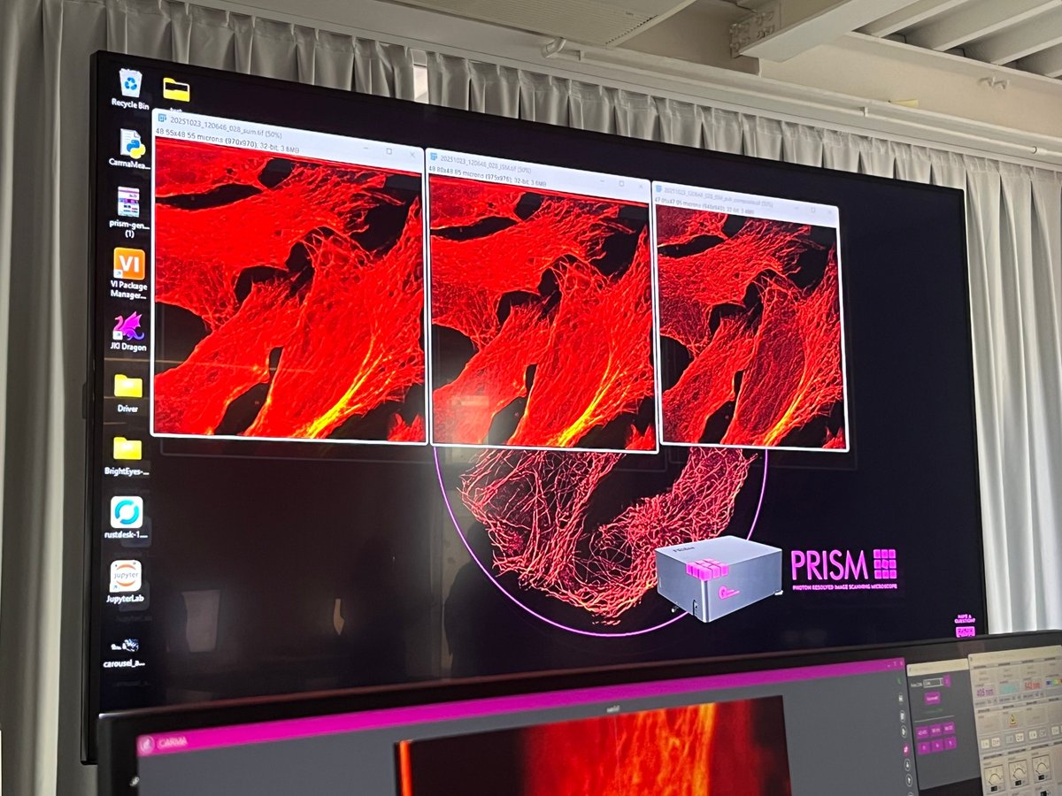 🔬 What a week in Bologna!
We joined the 6th Precision Microscopy School at Opificio Golinelli, sharing ideas and hands-on time with an amazing community — exploring ISM and FLIM imaging during our live PRISM Addon demo.

📸 Highlights from the event!

#ISM #FLIM #PRISM