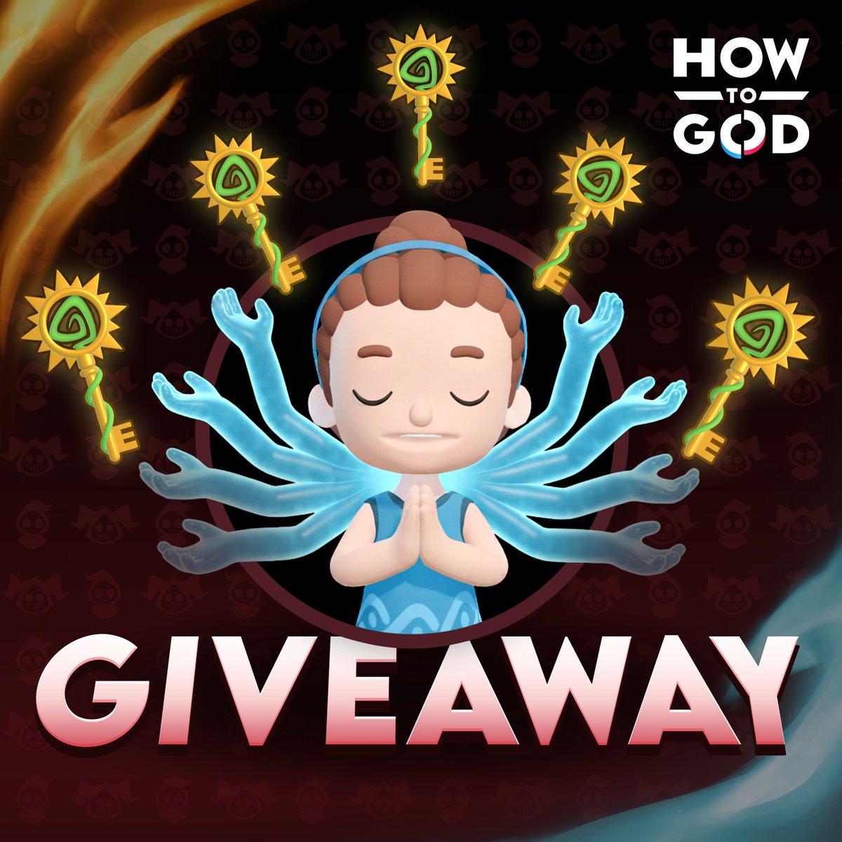 ICYMI: Join the How to God key giveaway!

To participate, join our Discord and tell us what you hope to see in How to God: discord.gg/Bd7RPrAH9D

Ends on the 6th of November!! Good luck 🍀
#VRGaming #HowToGod #VR #IndieGame