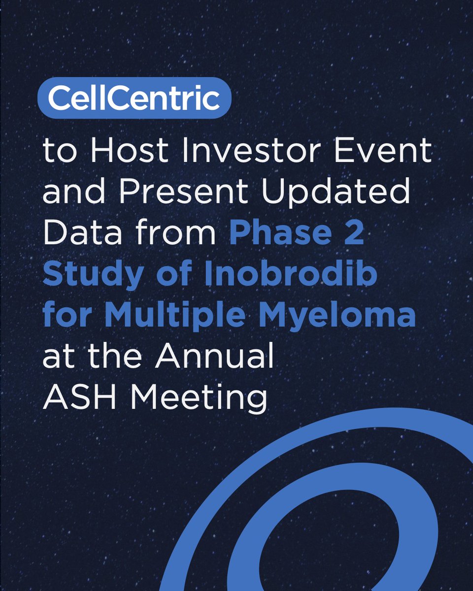 inobrodib's tweet photo. We’re excited to share that we will be presenting a poster on our novel investigational medicine inobrodib for the treatment of #multiplemyeloma at #ASH25 in December. Read the full release: https://t.co/l7eh0h39lD https://t.co/8OSFLZS7gy