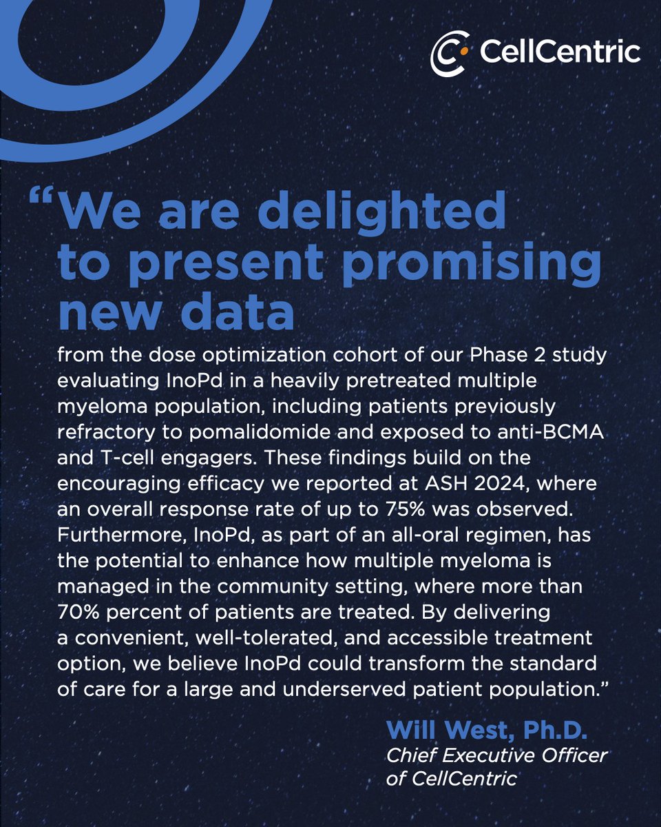 inobrodib's tweet photo. We’re excited to share that we will be presenting a poster on our novel investigational medicine inobrodib for the treatment of #multiplemyeloma at #ASH25 in December. Read the full release: https://t.co/l7eh0h39lD https://t.co/8OSFLZS7gy
