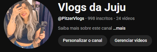 juliapitzer's tweet image. faltam 2 pitiços pra gente bater 1k de inscritos no canal de vlog 🥳🎉🪅