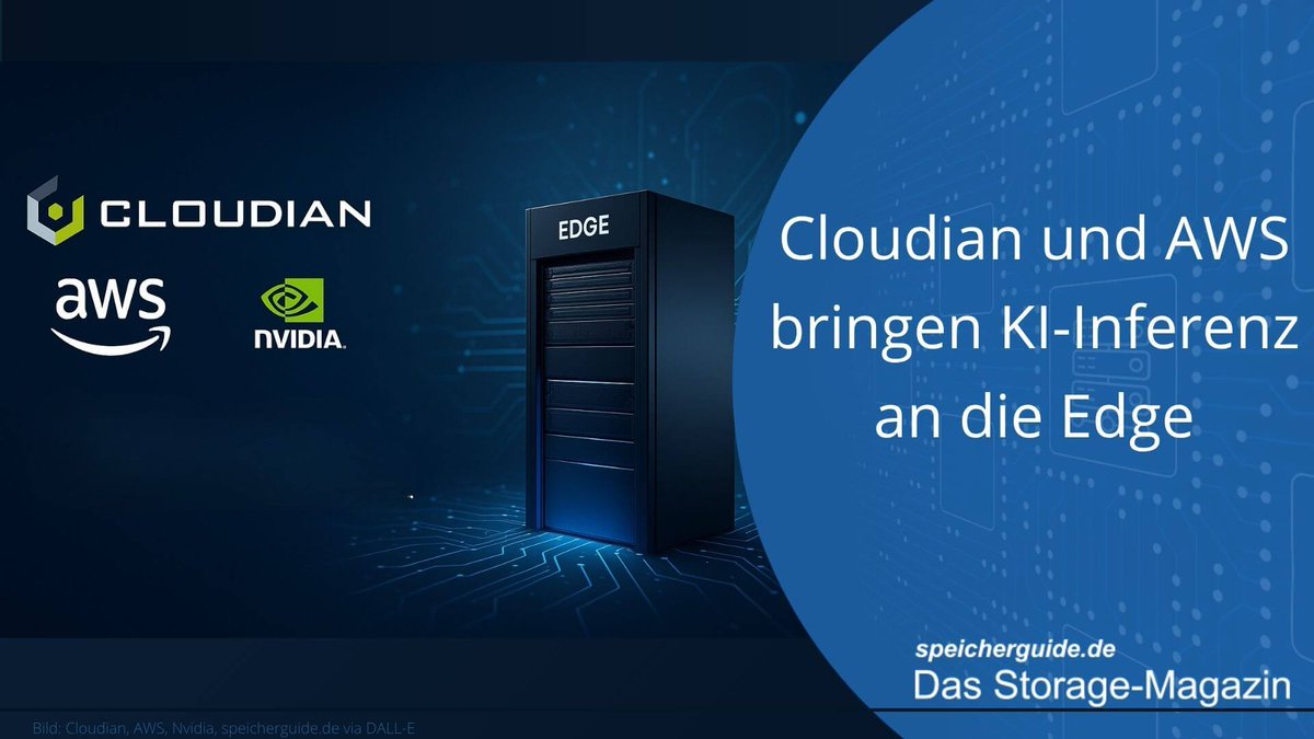 📌@Cloudian + AWS bringen KI-Inferenz an die Edge:
GPU-beschleunigte Plattform mit S3-Speicher und Millisekunden-Latenz für RAG-Workloads.
👉speicherguide.de/news/cloudian-…

#EdgeAI #GenAI #RAG #AITech #Cloud #objektspeicher