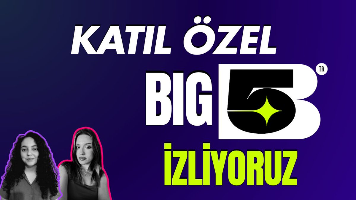 Akşam 20.30 planı belli! 💥

🎬 Big 5’in yeni bölümünü birlikte izliyoruz!

youtube.com/live/pcSrLOSW8…