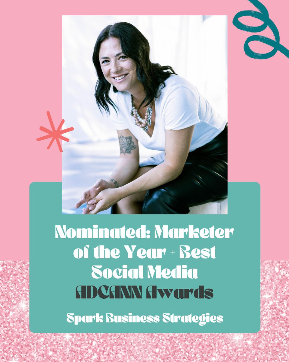 I am so grateful to be nominated for two <a href="/adcann/">ADCANN</a>  Awards: Marketer of the Year and Best Social Media for my content with Spark. 

Voting is open all month! adcann.ca/awards-canada