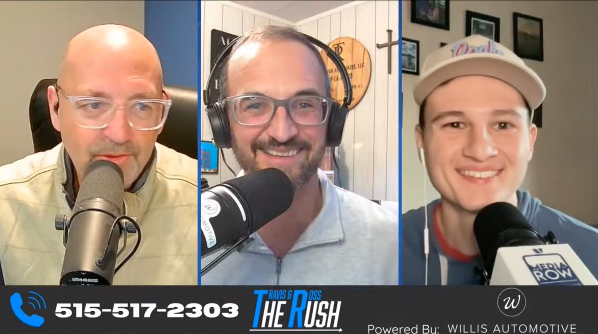 "I'm BACK" 

So excited to be working with <a href="/TravisCreates/">Travis Justice</a> and <a href="/RossPeterson_/">Ross Peterson</a> again on <a href="/RushMornings/">The Rush With Travis and Ross</a> !