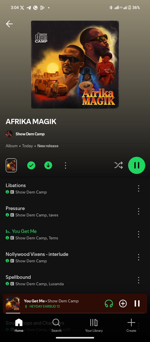 I'm addicted to good music.....
Thank you <a href="/ShowDemCamp/">Show Dem Camp</a> 
<a href="/_tifeboy/">7ife</a> the illustration speaks for the album 👑