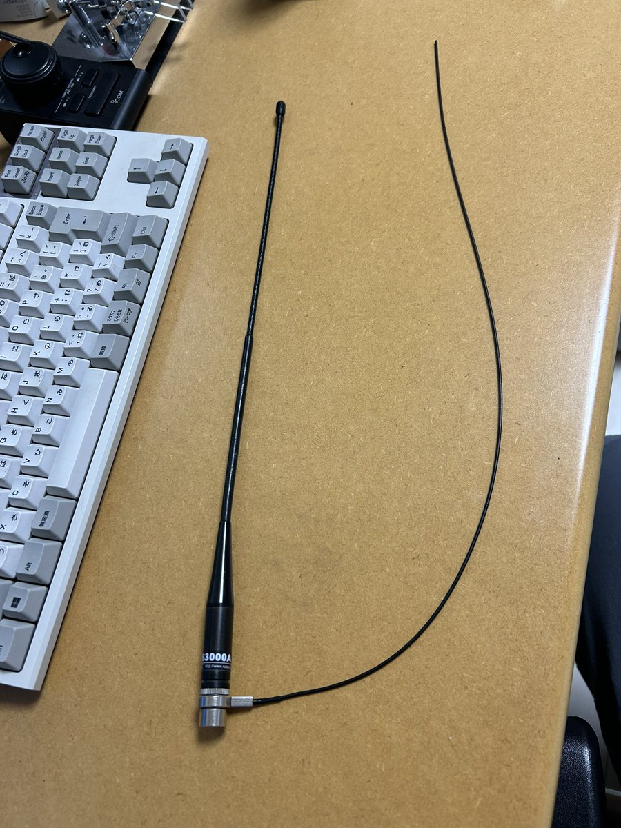 jf5sim's tweet photo. 使ったアンテナはコレ。
ナテックのHS3000A
ロケもさることながら、アドオンラジアルが効いてるのかな？
#NATEC https://t.co/he1szgD1Uw