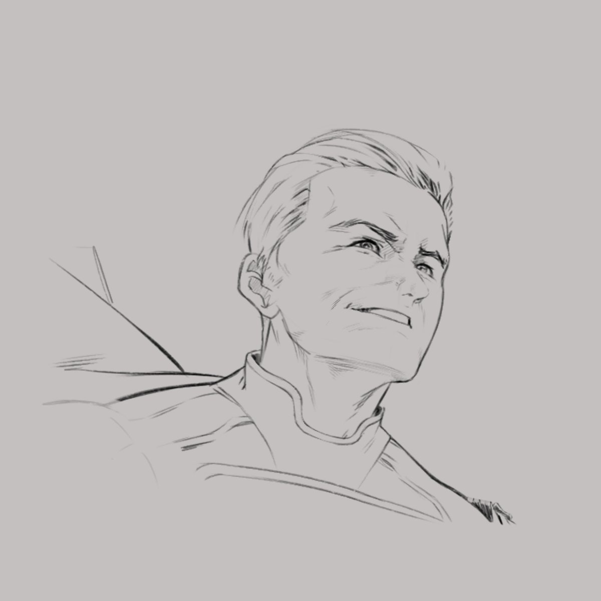 Today's sketch practice for drawing a head, Homelander!

#TheBoys #artmoots #rkgk