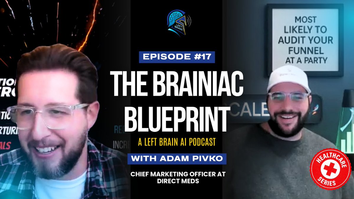 left_brain_ai's tweet image. 💬 “AI isn’t dehumanizing healthcare - it’s bringing empathy back.”

Adam Pivko, CMO at Direct Meds, shares how AI helps clinicians focus on care - not admin. From smart agents to compliance bots, empathy and automation can coexist.

🎧 Watch Ep 17 👉 youtu.be/uk9pmzZ-0eo