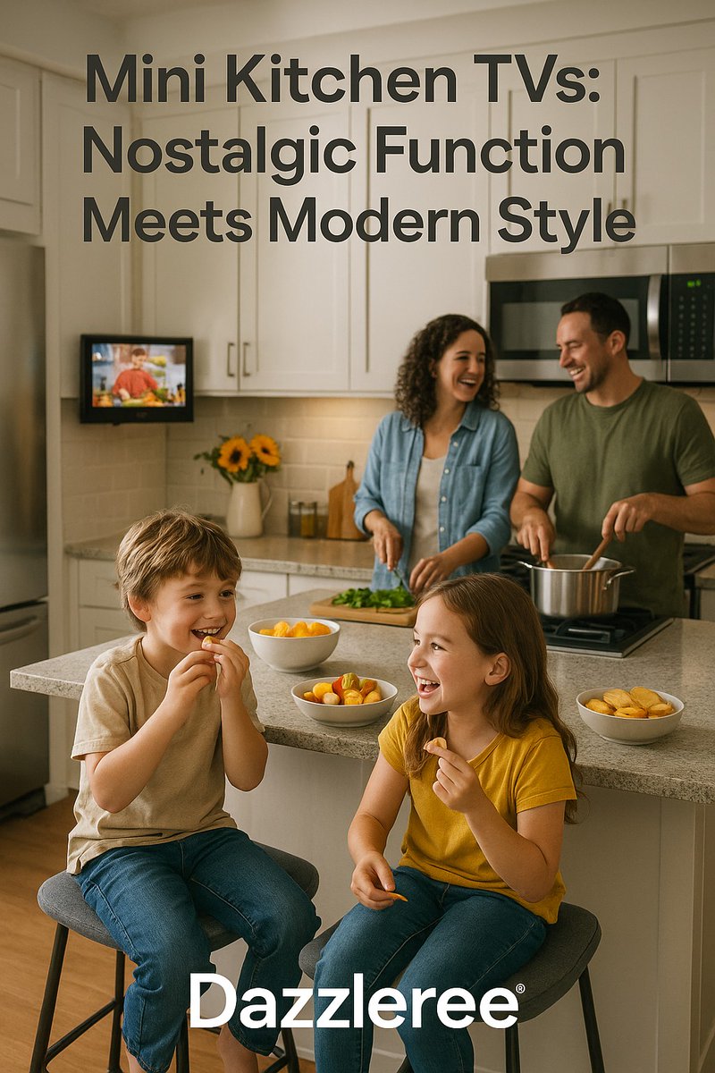 dazzleree's tweet image. Tiny kitchen TVs are BACK—nostalgic yet modern! From recipes to playlists, these mini screens blend function and retro style. dazzleree.com/blogs/news/the… It makes them feel fresh again. 🎶
#90sKitchenVibes #RetroKitchenStyle #KitchenDesignInspo #NostalgiaTrends #NYC #dazzleree