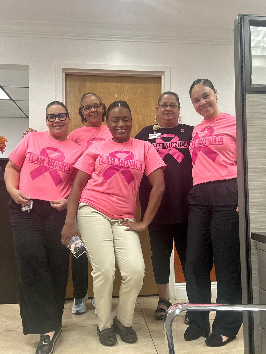 As we closed out October, CHI proudly supported Breast Cancer Awareness Month, standing with everyone impacted by the disease, including our Chief of Nursing, Monica Mizell. 💕 We stand with you Monica, and with all those fighting breast cancer.