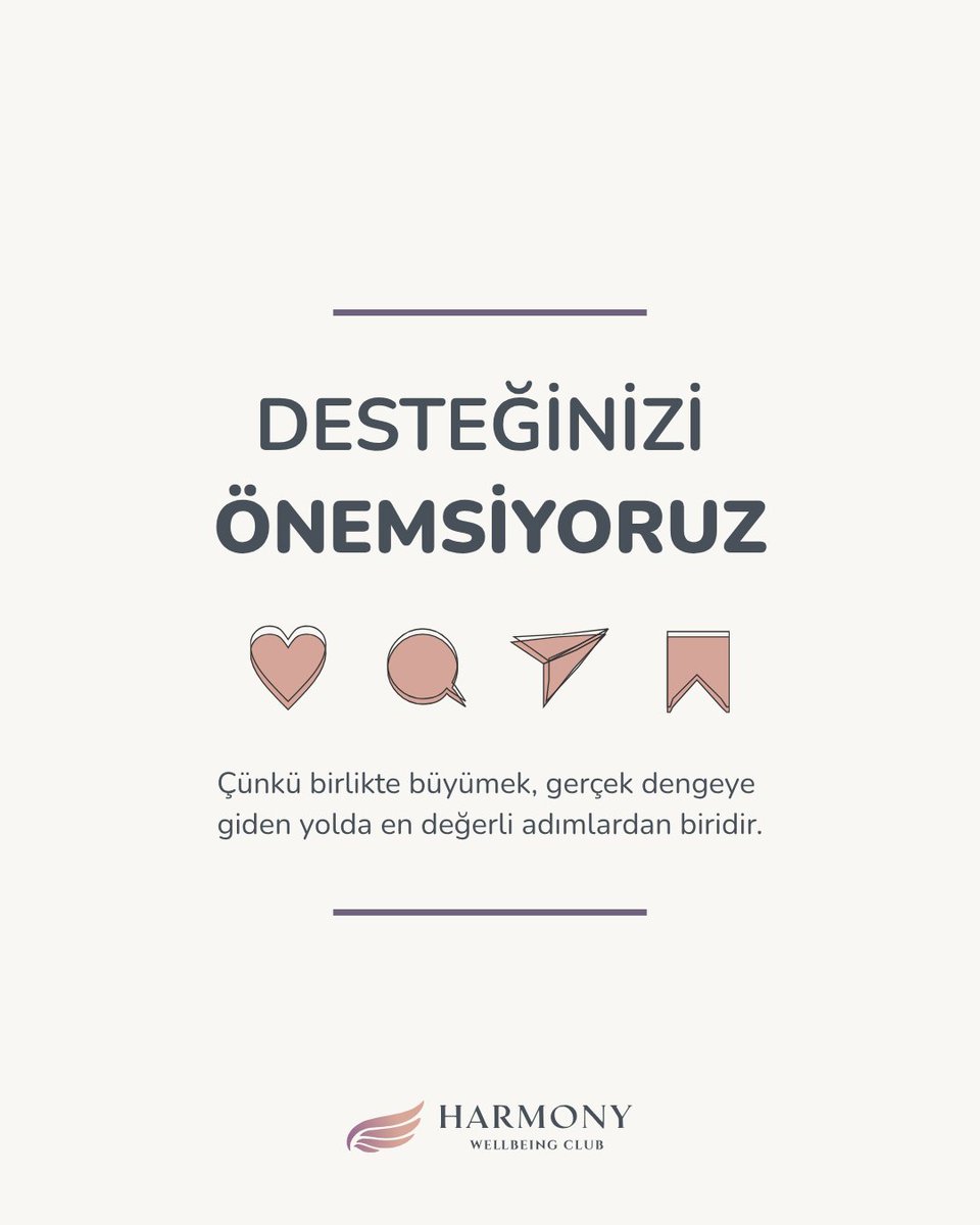 GetHarmonyApp's tweet photo. DESTEĞİNİZİ ÖNEMSİYORUZ! 

Çünkü birlikte büyümek, gerçek dengeye giden yolda en değerli adımlardan biridir! 🙏

#GetHarmonyApp #Harmony #SağlıklıBeslenme  #HarmonyWellbeingClub https://t.co/13Fy3n8txP