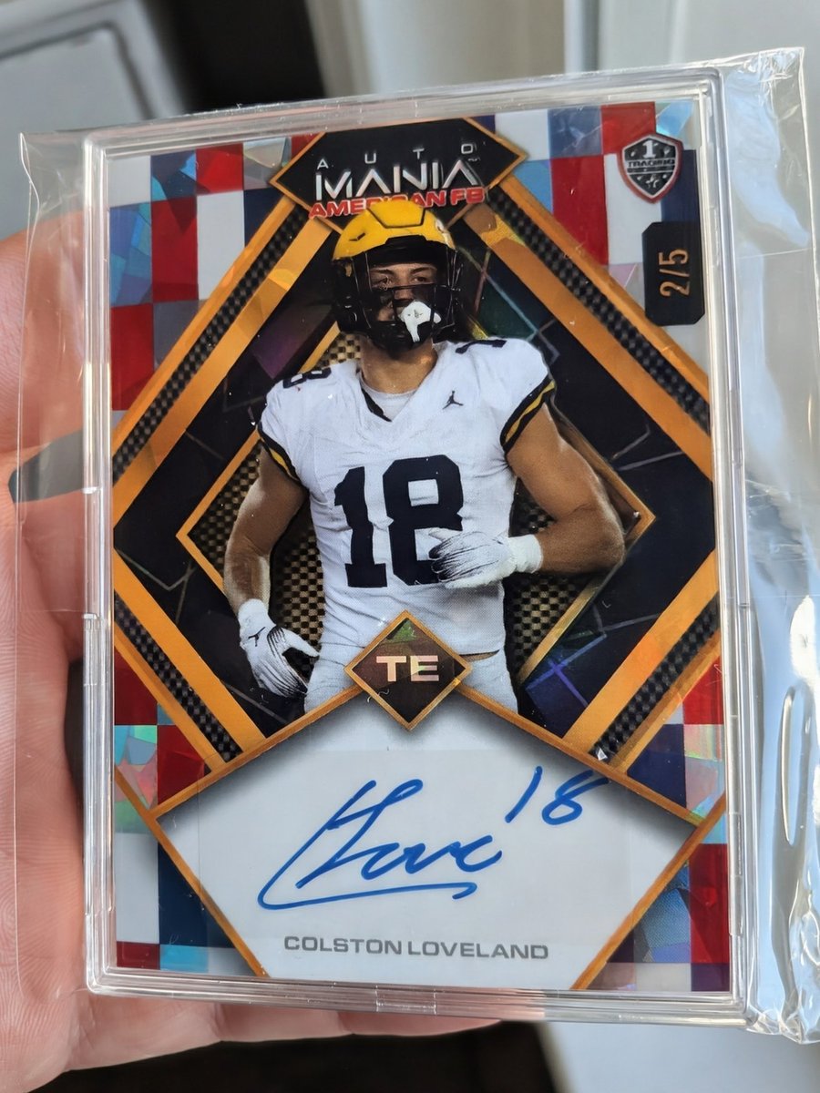 RZW_Brooks's tweet image. Pulled this Loveland card back out after yesterday #2/5 Auto 👀💪 #Hobby #CardCollection