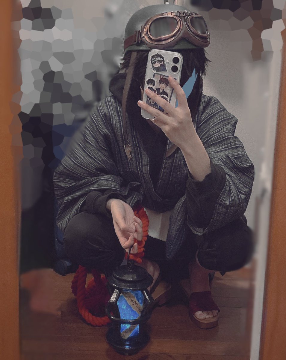 Ao___00i's tweet photo. ⚠️コスプレ Cosplay⚠️
着ただけが完成したぜ🥳 https://t.co/zrHZxasbcN