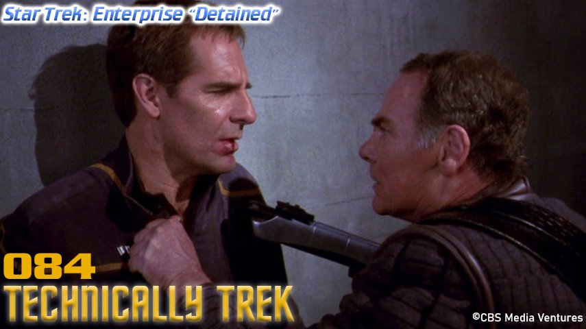 TechnicallyTrek's tweet image. Be sure to tune in on my primary account @teknodave for the latest on the show we're going to discuss. Tonite @ a new time, 530p PT,  we're talking "Detained" from Enterprise. streamyard.com/rx4bijnk9g bit.ly/tektrek