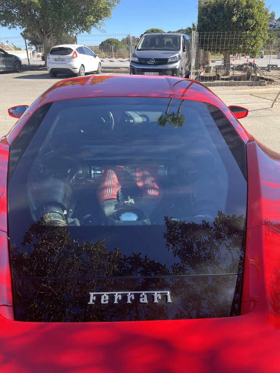 Beautiful Ferrari, proper motor, you can keep your electric stuff.