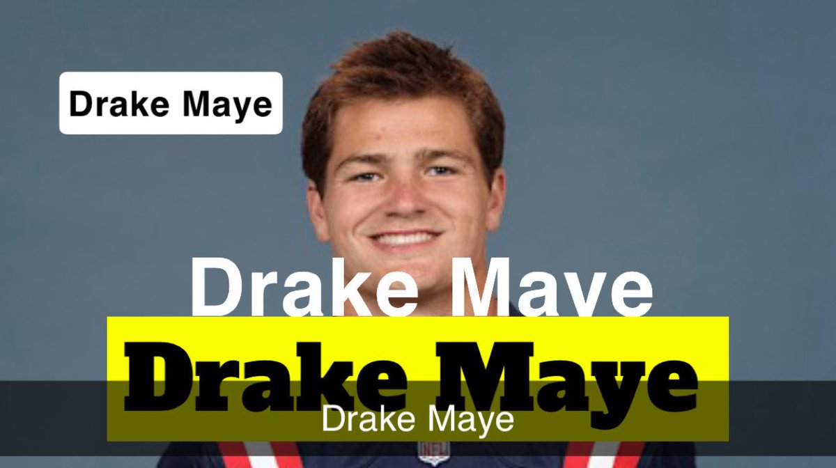 bostonmacs's tweet image. Happy Drake “Drake Maye” Maye Monday. Drake Maye to all.